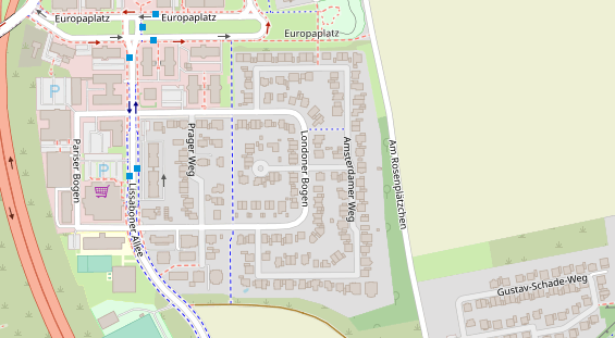 Agentur auf Satellitenbild