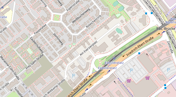 Agentur auf Satellitenbild