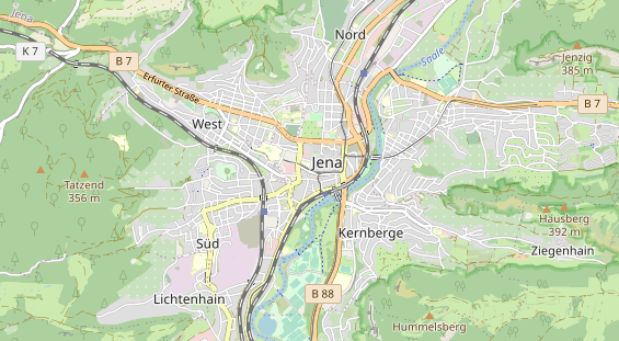 Agentur auf Karte