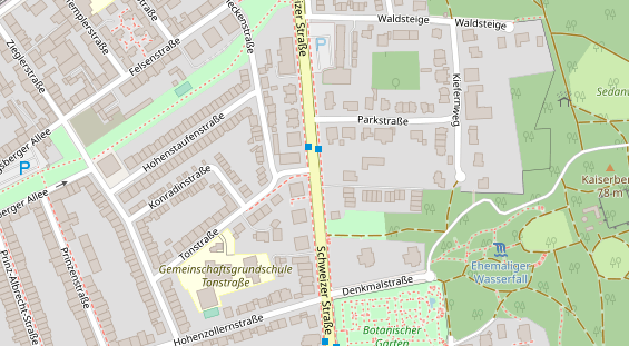 Agentur auf Satellitenbild