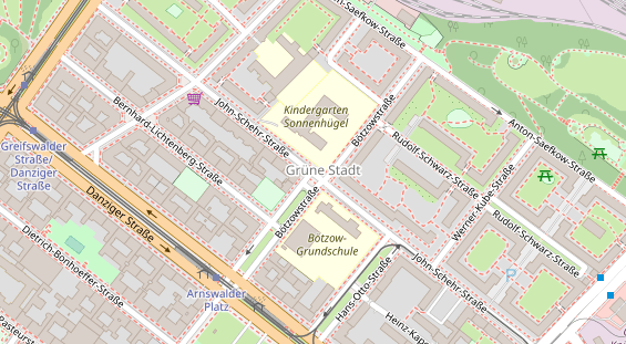 Agentur auf Satellitenbild
