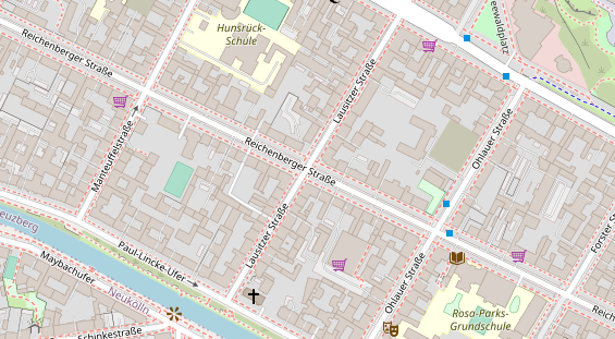 Agentur auf Satellitenbild