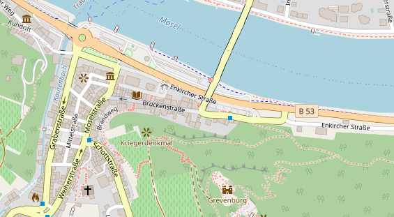 Agentur auf Satellitenbild