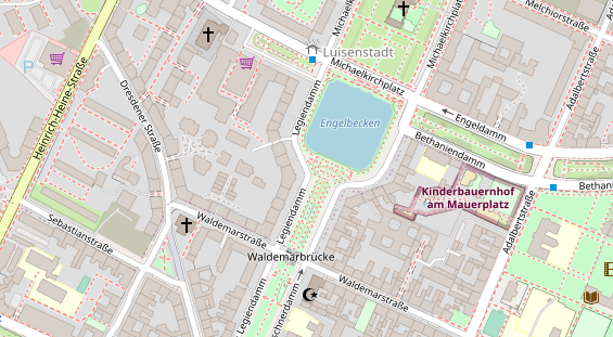 Agentur auf Satellitenbild