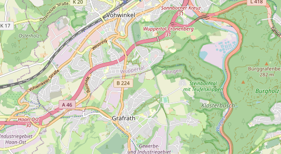 Eventlocations auf Karte
