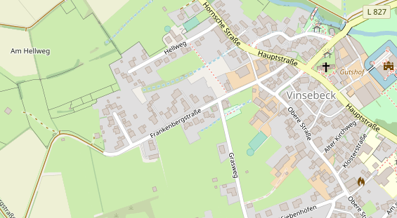 Agentur auf Satellitenbild