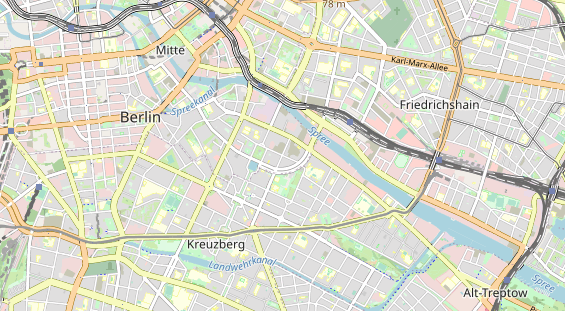 Agentur auf Karte