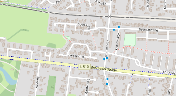 Agentur auf Satellitenbild