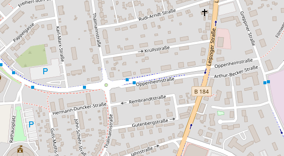 Agentur auf Satellitenbild