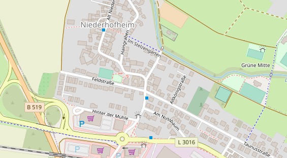 Agentur auf Satellitenbild