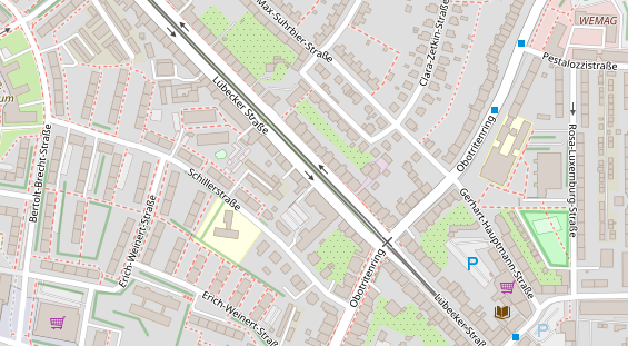 Agentur auf Satellitenbild