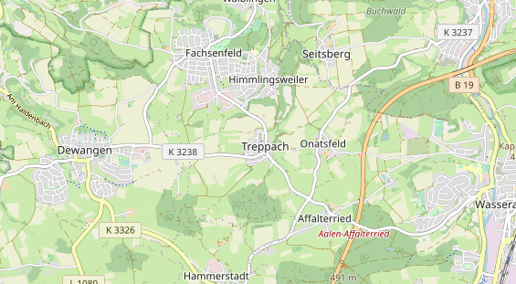Agentur auf Karte