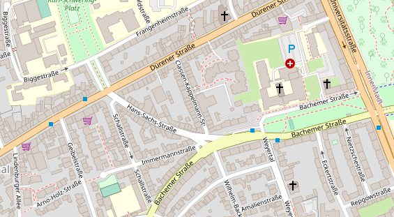 Agentur auf Satellitenbild