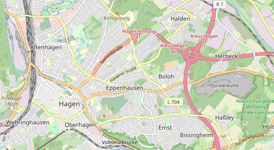 Agentur auf Karte