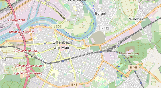 Agentur auf Karte