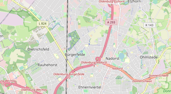 Agentur auf Karte