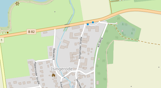 Agentur auf Satellitenbild