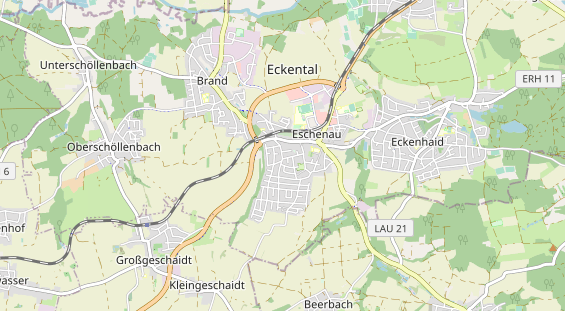 Agentur auf Karte