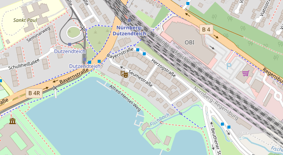 Agentur auf Satellitenbild