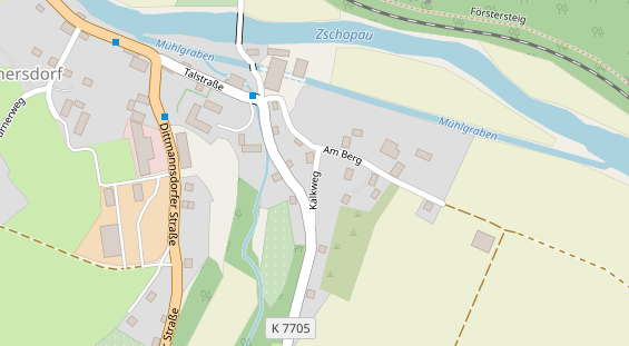 Agentur auf Satellitenbild