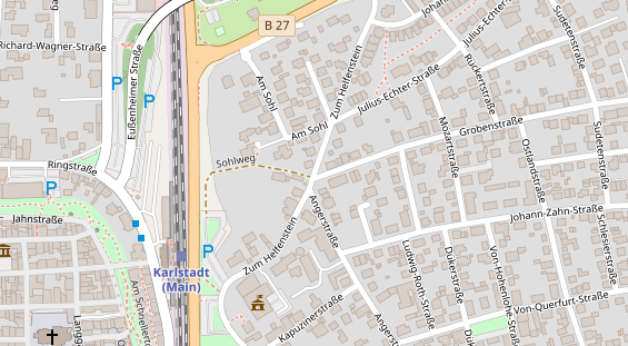 Agentur auf Satellitenbild