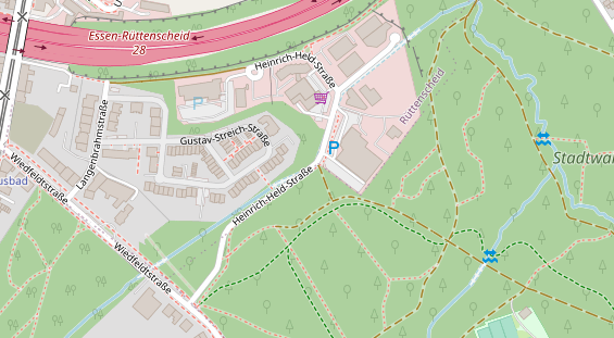 Agentur auf Satellitenbild