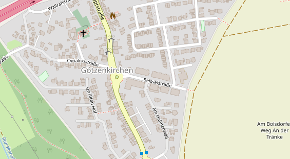 Agentur auf Satellitenbild