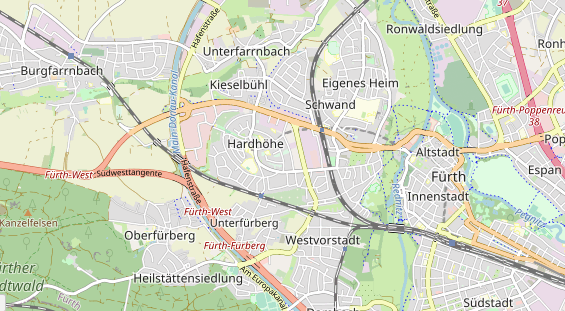Agentur auf Karte