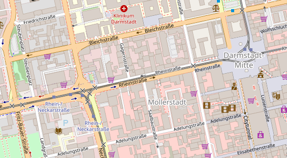 Agentur auf Satellitenbild