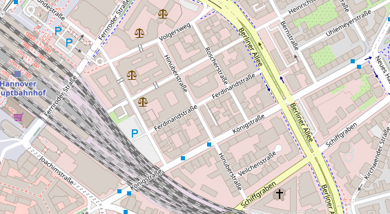 Agentur auf Satellitenbild