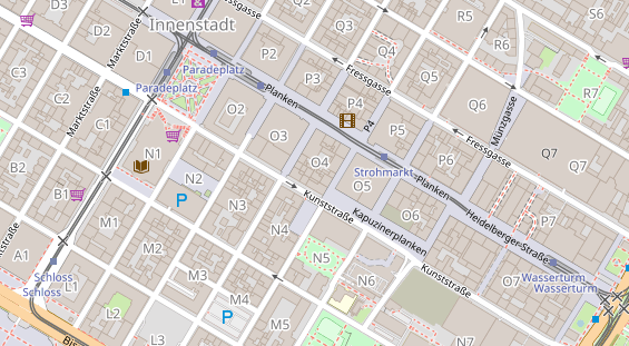 Agentur auf Satellitenbild
