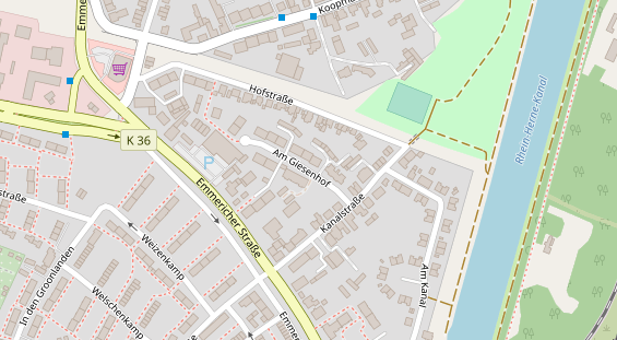 Agentur auf Satellitenbild