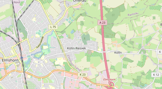 Agentur auf Karte