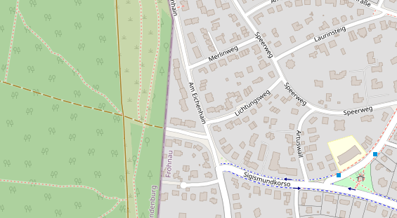 Agentur auf Satellitenbild