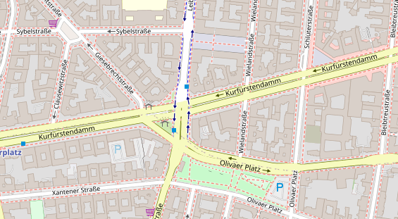 Agentur auf Satellitenbild