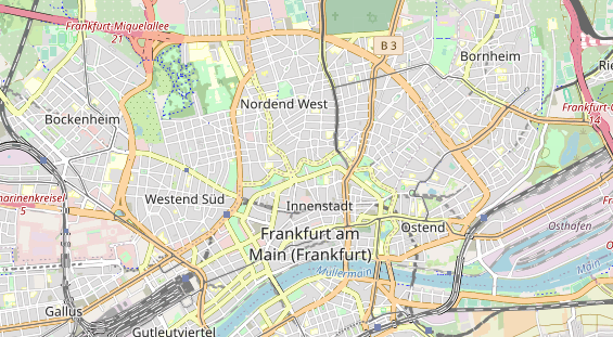 Agentur auf Karte