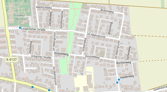 Agentur auf Satellitenbild