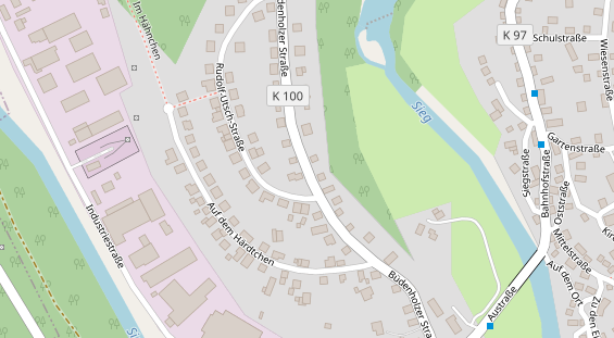 Agentur auf Satellitenbild