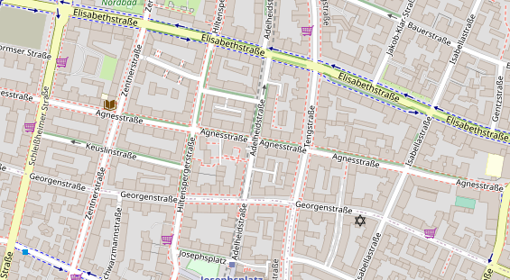 Agentur auf Satellitenbild