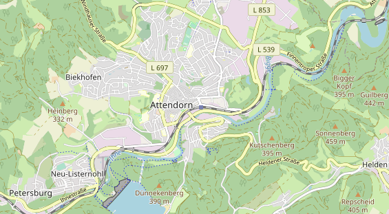 Agentur auf Karte