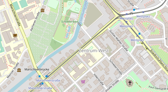 Agentur auf Satellitenbild