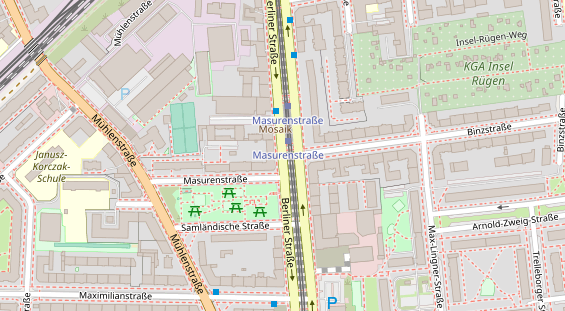Agentur auf Satellitenbild