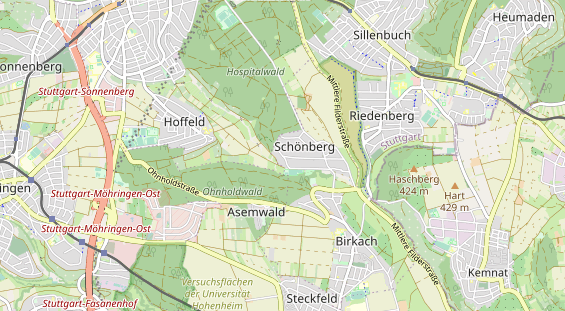 Agentur auf Karte