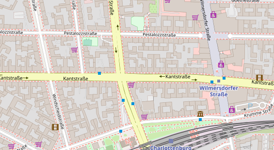 Agentur auf Satellitenbild
