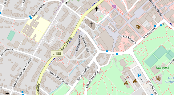 Agentur auf Satellitenbild