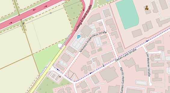 Agentur auf Satellitenbild