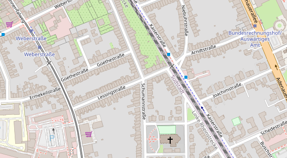 Agentur auf Satellitenbild