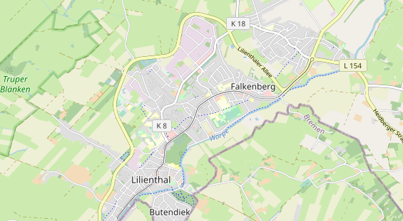 Agentur auf Karte