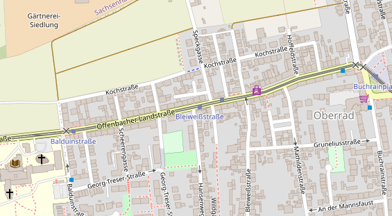 Agentur auf Satellitenbild