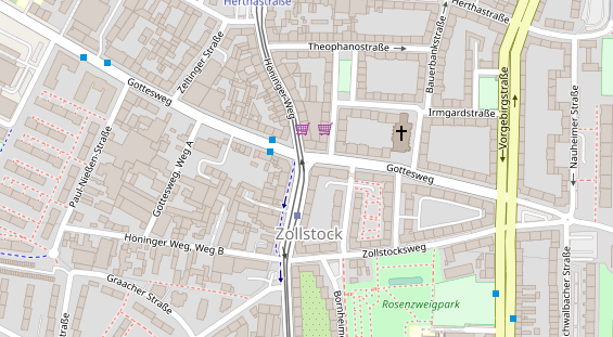 Agentur auf Satellitenbild